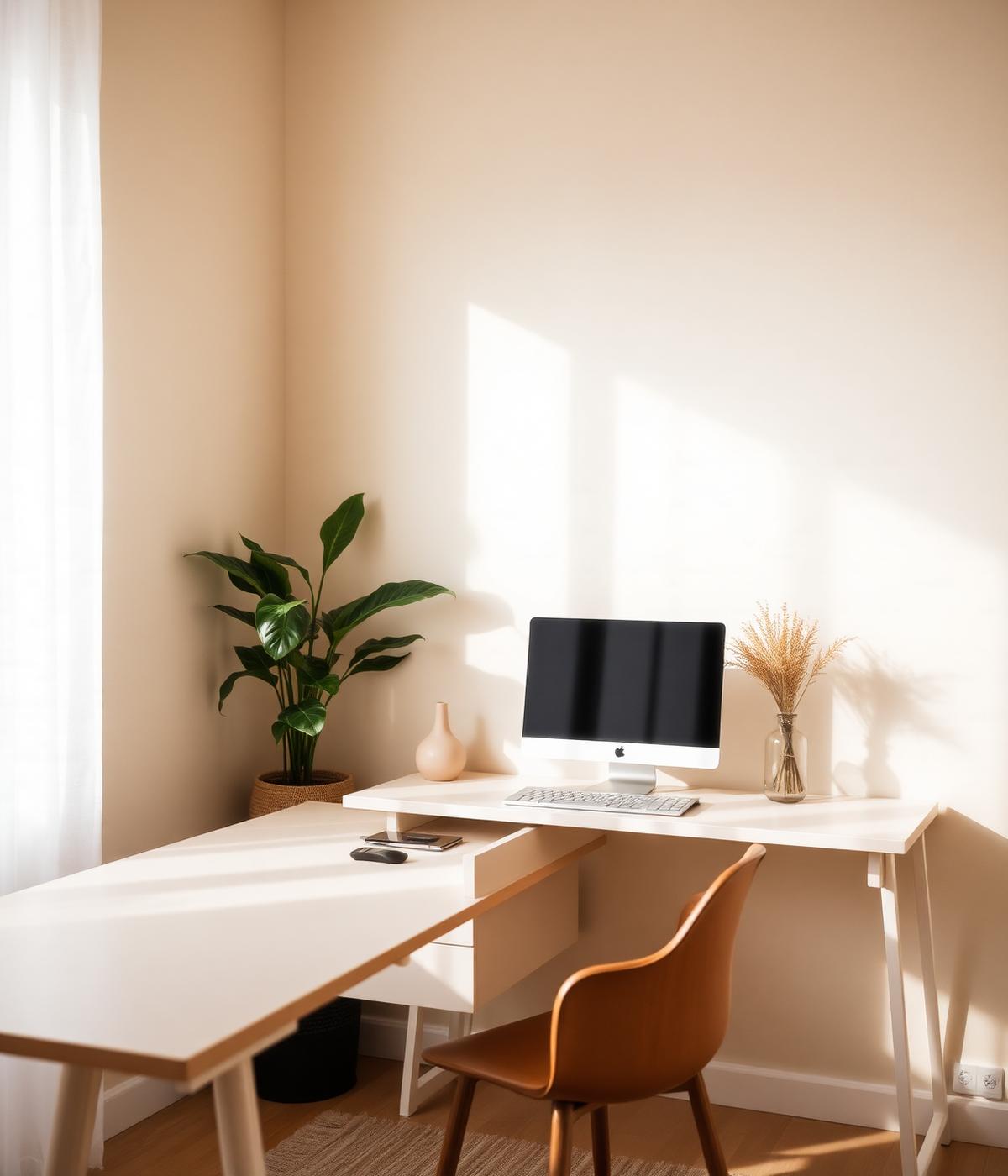 Sunlit minimal workspace